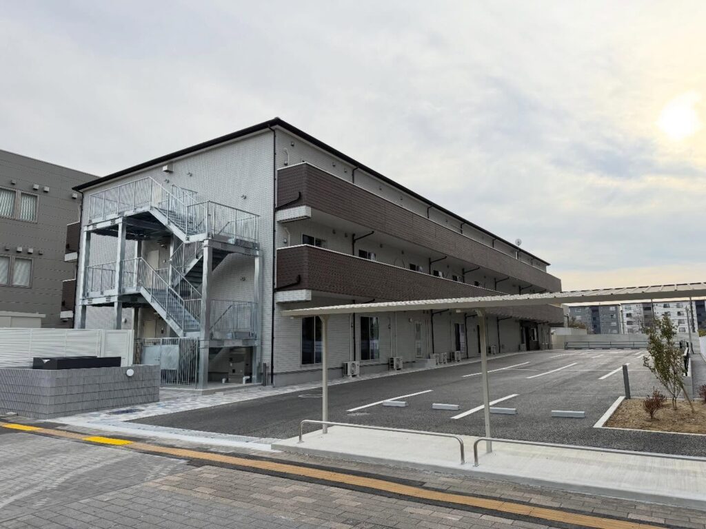 設備工事を担当した介護施設の外観