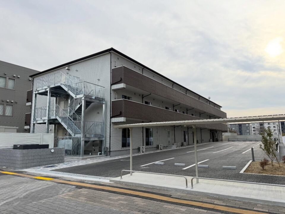 設備工事を担当した介護施設の外観